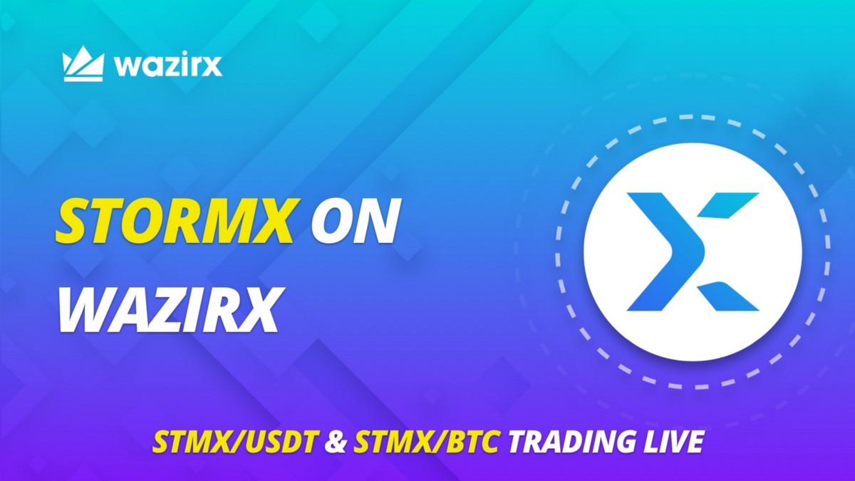Buy/sell StormX (STMX) on WazirX. Buy, sell, trade STMX in our USDT & BTC… | by WazirX Bitcoin Exchange | WazirX